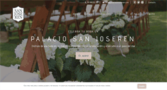 Desktop Screenshot of palaciosanjoseren.com
